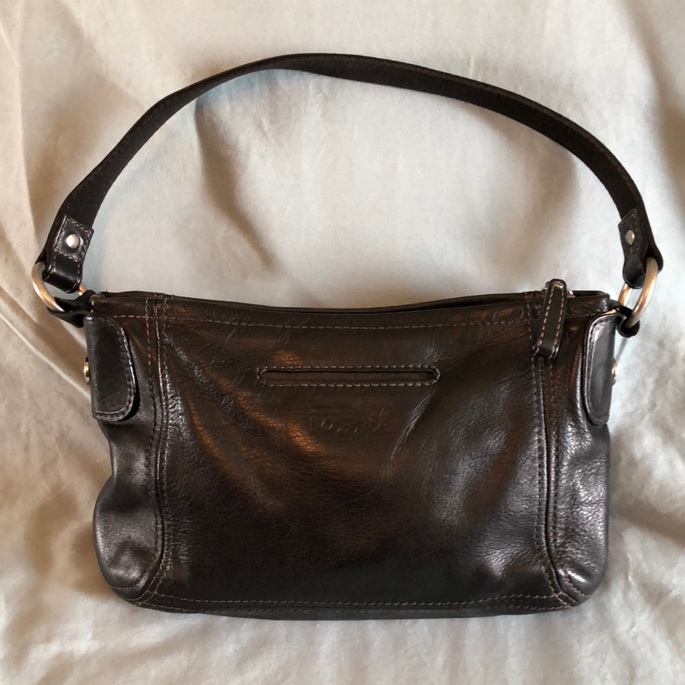 Fossil Black Leather Purse